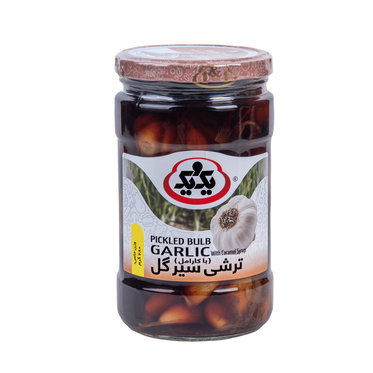 ترشی سیرگل ( با کارامل ) 